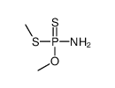[amino(methylsulfanyl)phosphinothioyl]oxymethane Structure