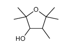 2,2,4,5,5-pentamethyloxolan-3-ol结构式