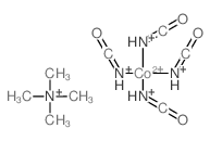 Methanaminium, N,N,N-trimethyl-, (T-4)-tetrakis(cyanato-N)cobaltate(2-) (2:1) picture