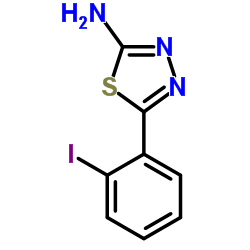 5-(2-IODO-PHENYL)-[1,3,4]THIADIAZOL-2-YLAMINE Structure