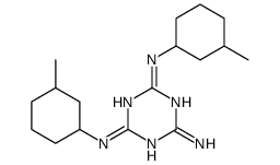 2-N,4-N-bis(3-methylcyclohexyl)-1,3,5-triazine-2,4,6-triamine Structure