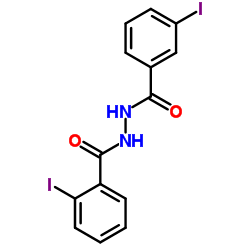 2-Iodo-N'-(3-iodobenzoyl)benzohydrazide结构式