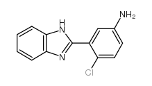 3-(1H-苯并咪唑-2-基)-4-氯-苯胺结构式