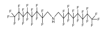 Bis-[2,2,3,3,4,4,5,5,6,6,7,7,8,8,8-pentadecafluor-octyl]-amin结构式