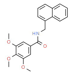 3,4,5-trimethoxy-N-(naphthalen-1-ylmethyl)benzamide picture