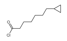 7-cyclopropylheptanoyl chloride结构式