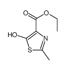 4-Thiazolecarboxylicacid,5-hydroxy-2-methyl-,ethylester(9CI) Structure