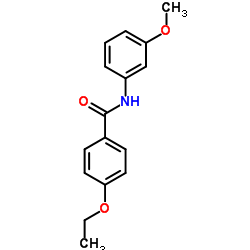 4-Ethoxy-N-(3-methoxyphenyl)benzamide结构式