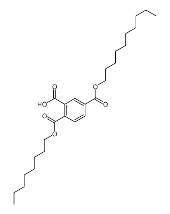 decyl octyl hydrogen benzene-1,2,4-tricarboxylate structure