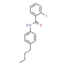 N-(4-butylphenyl)-2-iodobenzamide结构式