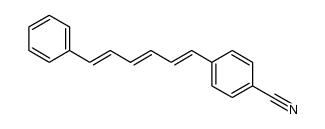 4-((1E,3E,5E)-6-phenylhexa-1,3,5-trien-1-yl)benzonitrile结构式