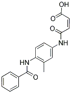 3-(4-BENZOYLAMINO-3-METHYL-PHENYLCARBAMOYL)-ACRYLIC ACID结构式