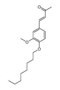 4-(3-methoxy-4-octoxyphenyl)but-3-en-2-one Structure