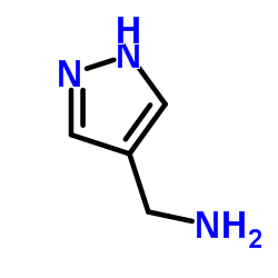 4-(氨甲基)吡唑结构式