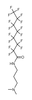 2,2,3,3,4,4,5,5,6,6,7,7,8,8,8-pentadecafluorooctanoic acid [3-(dimethylamino)propyl]amide Structure