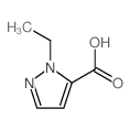1-乙基吡唑-5-甲酸结构式