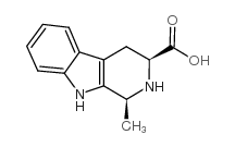 (1S,3S)-1-methyl-2,3,4,9-tetrahydro-1H-pyrido[3,4-b]indole-3-carboxylic acid Structure