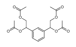 1,3-bis-(1,2-diacetoxy-ethyl)-benzene结构式