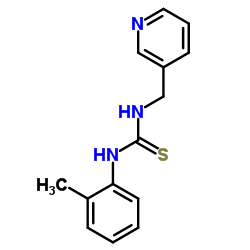 N-(2-methylphenyl)-N'-(3-pyridylmethyl)thiourea Structure