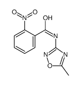 N-(5-methyl-1,2,4-oxadiazol-3-yl)-2-nitrobenzamide Structure