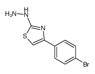 [4-(4-bromophenyl)-1,3-thiazol-2-yl]hydrazine结构式