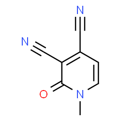 3,4-Pyridinedicarbonitrile,1,2-dihydro-1-methyl-2-oxo-(9CI) Structure