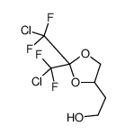 2-[2,2-bis[chloro(difluoro)methyl]-1,3-dioxolan-4-yl]ethanol结构式