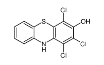 1,2,4-trichloro-10H-phenothiazin-3-ol Structure