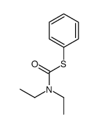 S-phenyl N,N-diethylcarbamothioate结构式