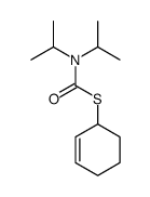 S-cyclohex-2-en-1-yl N,N-di(propan-2-yl)carbamothioate结构式
