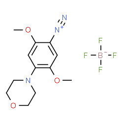 2,5-dimethoxy-4-(morpholin-4-yl)benzenediazonium tetrafluoroborate picture