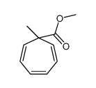 methyl 1-methylcyclohepta-2,4,6-triene-1-carboxylate结构式
