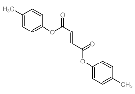 bis(4-methylphenyl) but-2-enedioate Structure