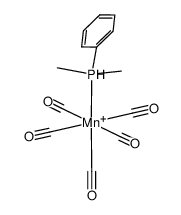 pentacarbonyl(pyridine)manganese(I) hexafluorophosphate Structure