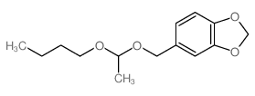 1,3-Benzodioxole,5-[(1-butoxyethoxy)methyl]- structure