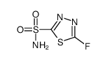 1,3,4-Thiadiazole-2-sulfonamide,5-fluoro-(9CI) structure