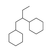 1,1'-(1-Ethyl-1,2-ethanediyl)biscyclohexane结构式