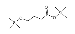 4-(Trimethylsiloxy)butanoic acid trimethylsilyl ester structure