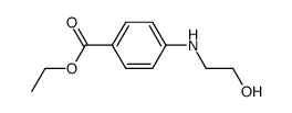 ethyl 4-[N-(2-hydroxyethyl)amino]benzoate结构式