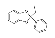 1,3-Benzodioxole,2-ethyl-2-phenyl-(9CI) Structure