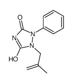 1-(2-methylprop-2-enyl)-2-phenyl-1,2,4-triazolidine-3,5-dione结构式