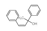 (Z)-2,4-diphenylbut-3-en-2-ol structure