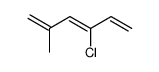 4-chloro-2-methylhexa-1,3,5-triene结构式