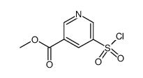 5-Chlorosulfonyl-nicotinic acid methyl ester结构式