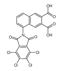 5-Tetrachlorphthalimid-2,3-naphthalindicarbonsaeure Structure