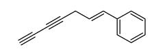 trans-(Phenyl)-hept-6-en-1,3-diin结构式