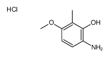 6-amino-3-methoxy-2-methylphenol,hydrochloride Structure
