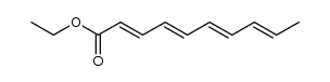 ethyl (2E,4E,6E,8E)-2,4,6,8-decatetraenoate结构式