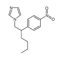 1-[2-(4-nitrophenyl)hexyl]imidazole Structure