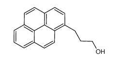 3-pyren-1-ylpropan-1-ol结构式